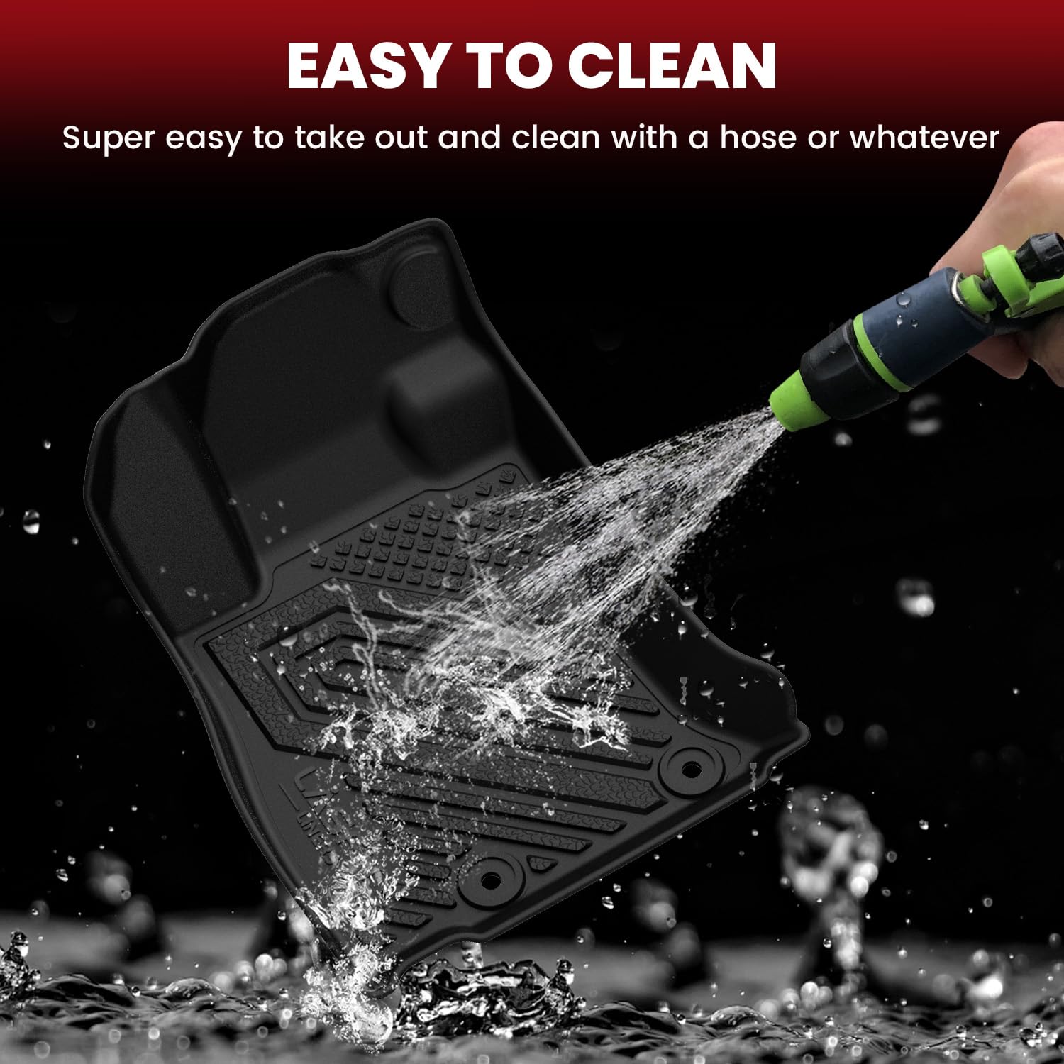 LASFIT Floor Mats & Cargo Mats Fits for Subaru Forester 2019-2024, All Weather TPE Custom Fit Easy Clean Durable Floor Liners for Forester 2019 2020 2021 2022 2023 2024 Car Mats & Trunk Liner, Black - Image 9