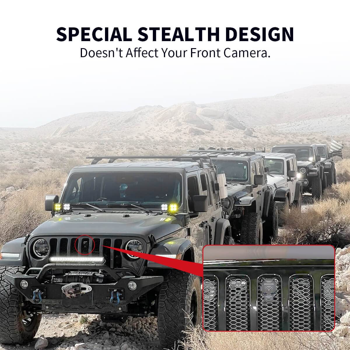 LASFIT Stealth Hood Lock for Wrangler JL/JLU Gladiator JT 2018-2023 Anti Theft Remote Control Hood Latch Locking Automatic - Image 8