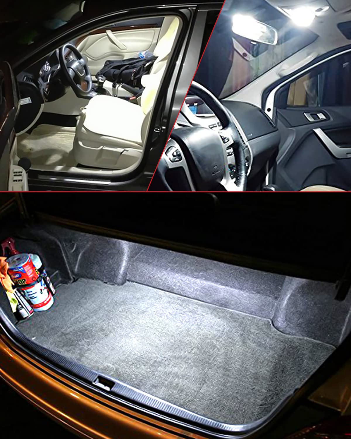 LASFIT Super Bright 42MM LED Festoon 41MM 211-2 578 212-2 LED Use for Dome Map Door Interior Door Trunk Glove Box Lights 6000K White Light Upgraded(2pcs) - Image 7