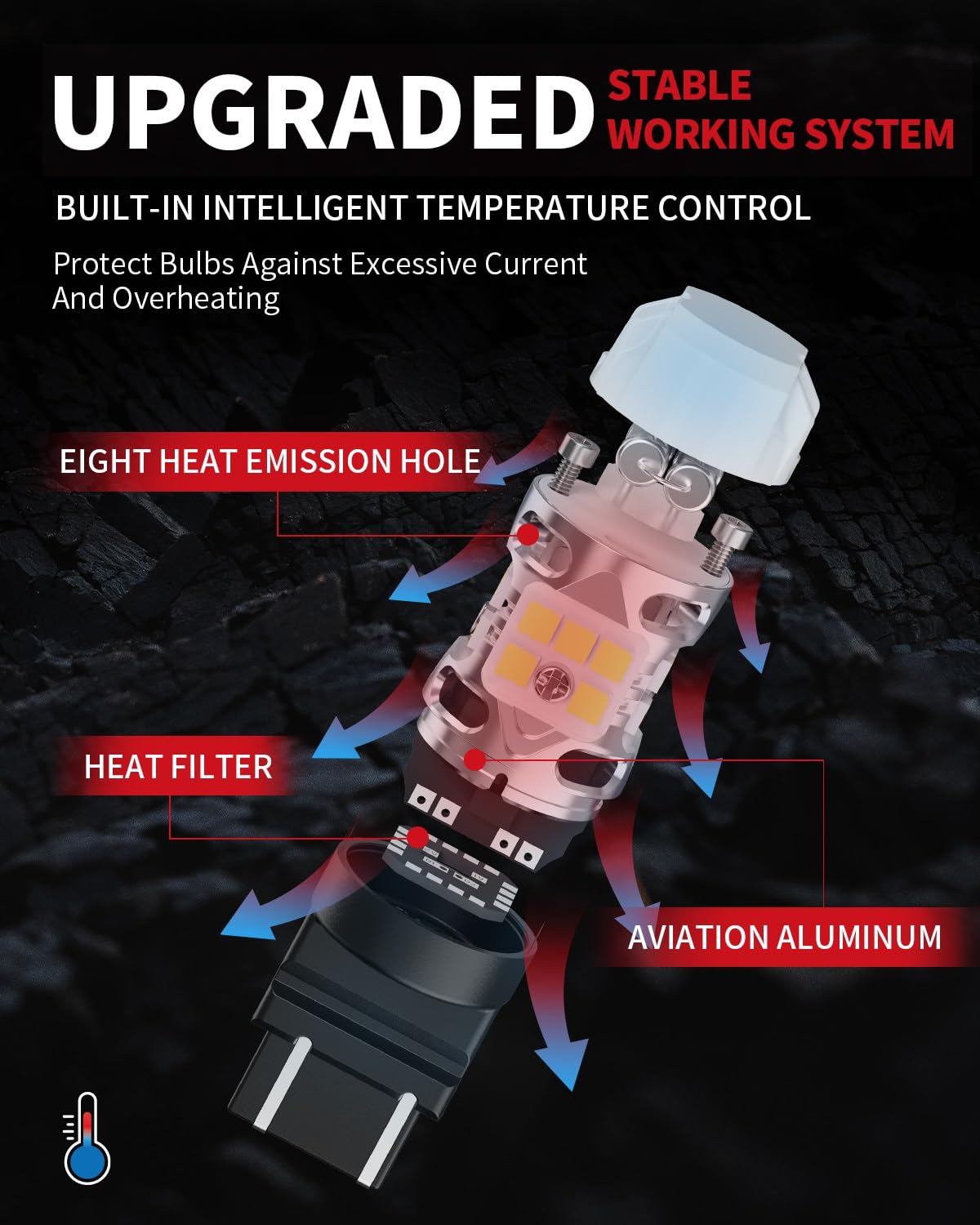 LASFIT T3 WT21W LED Bulb Backup Reverse Light WT21 WT21W/7W Canbus Error Free for 2022 2023 2024 Ford Maverick XL XLT Lariat Accessories, 2021 2022 F150 F250 F350 Xenon White Anti Hyper Flash (2pcs) - Image 7