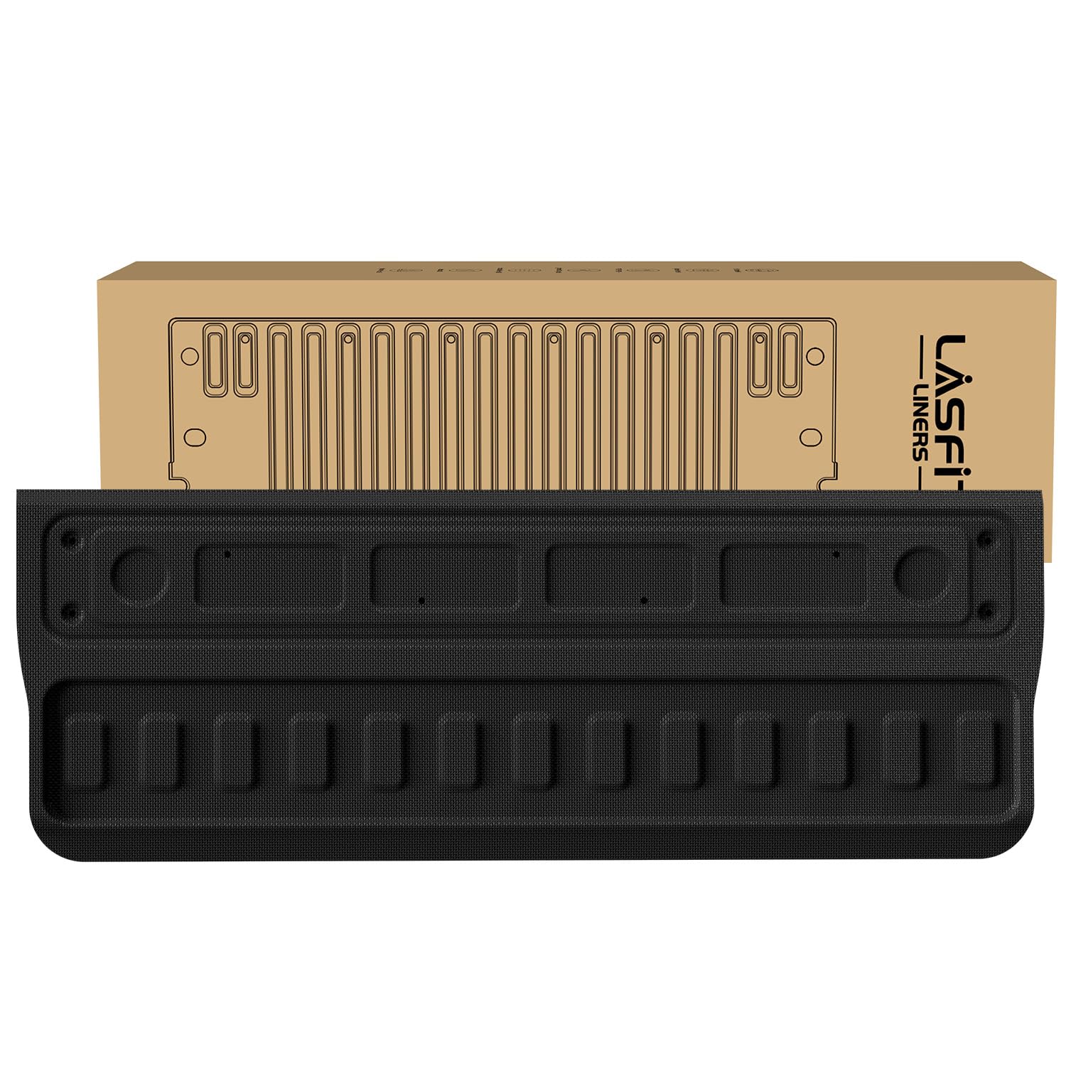 LASFIT Truck Tailgate Mat 2020-2026 for Chevrolet Chevy Silverado & GMC Sierra 2500HD/3500HD (Not Fit MultiPro Tailgate/Power Tailgate), All Weather TPE Tailgate Protector for Chevrolet Accessories - Image 8